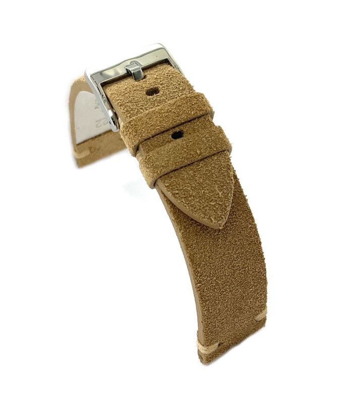 Pulseira de relógio compatível com Huawei GT, GT2, GT3 de 42 mm feita de couro Nubuck. Ref. 417/20mm