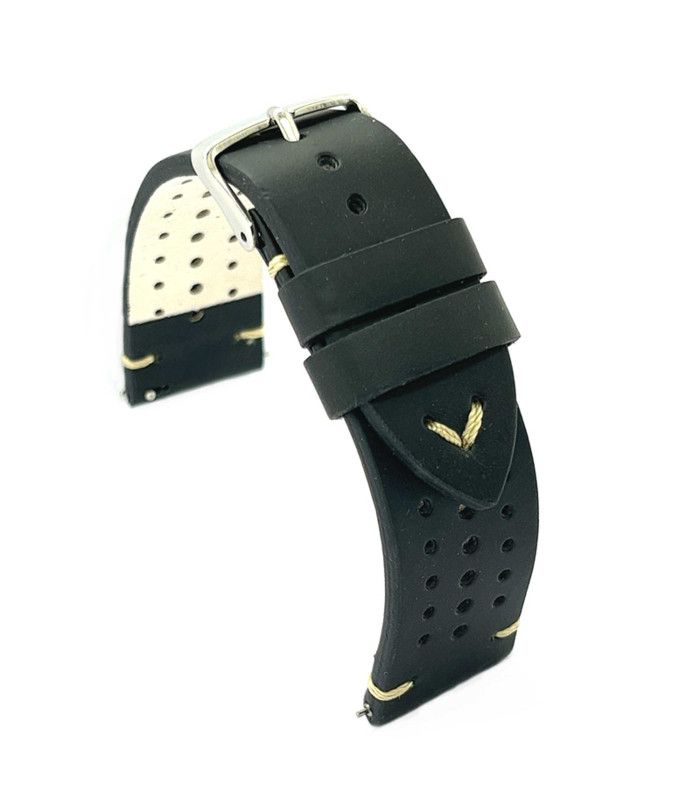 Lederarmband kompatibel mit Huawei Watch GT, GT2, GT3 42 mm. Modell 435/20 mm