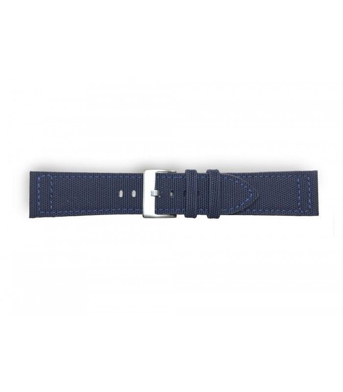 Watch Strap made in leather and kevlar fabric Ref 416