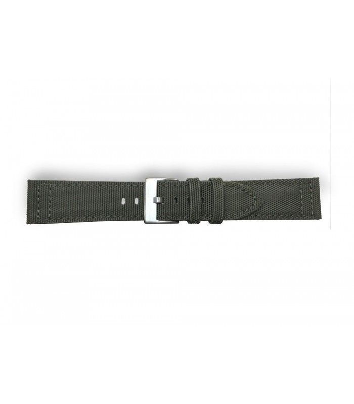 Cinturino orologio pelle e tessuto kevlar Ref 416