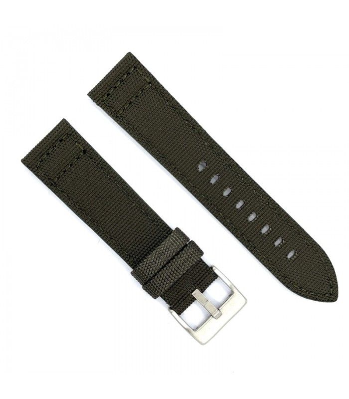 Cinturino orologio pelle e tessuto kevlar Ref 416