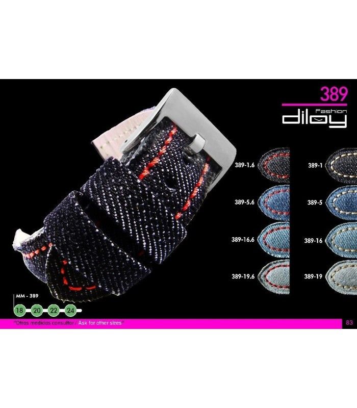 Pulseiras para relógio, Diloy 389