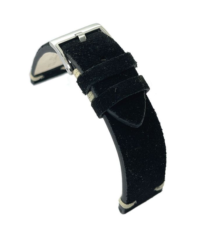 Cinturino per orologio compatibile Amazfit Pace, Stratos, GTR2, GTR3, GTR4 realizzato in pelle Nubuck. Rif. 417/22mm