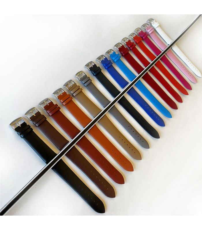 Bracelets de montre compatible avec AmazFit Pace, Stratos, GTR2, GTR3, GTR4  en cuir. Réf. 301/22mm