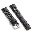 Leather watch strap compatible Garmin Venu, Vivoactive, Vivomove, Forerunner 55, Forerunner 245 (music). Model P355/20mm