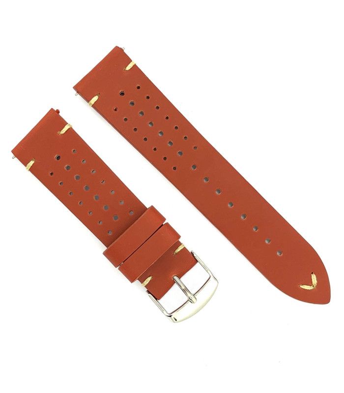 Bracelets de montre compatibles TicWatch Pro, Pro 3, Pro 3 Ultra, S2, E2, GTX  en cuir. Réf. 435/22mm