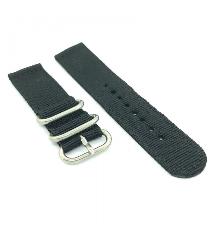 Bracelets de montre compatibles Oppo Watch 4 Pro  en naylon. Réf. P354/22mm