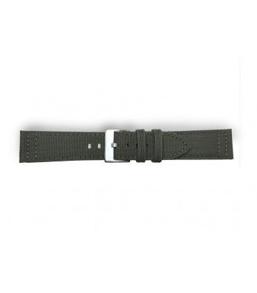 Watch Strap made in leather and kevlar fabric Ref 416