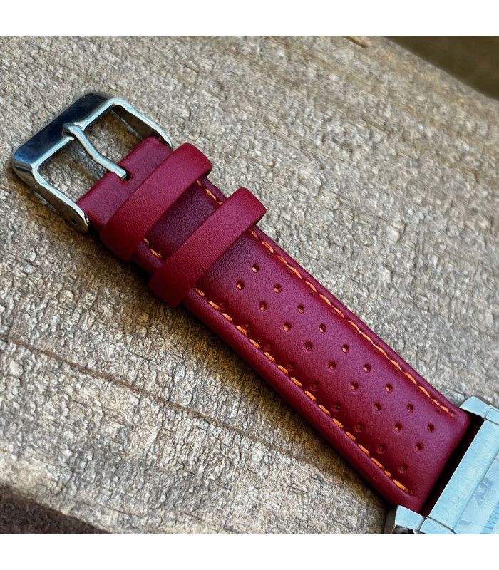 Leather watch strap compatible Samsung Gear S3 Frontier, S3 Classic. Model 367/22mm