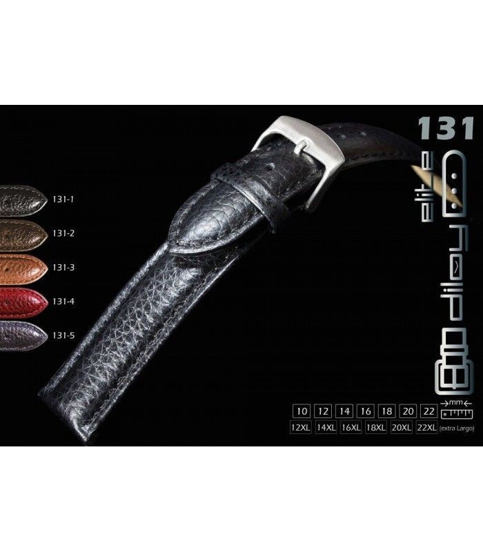 Bracelet de montre en cuir de buffle Diloy 131