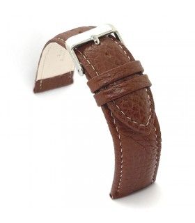 Leather watch strap compatible Samsung Gear S3 Frontier, S3 Classic. Model P206/22mm