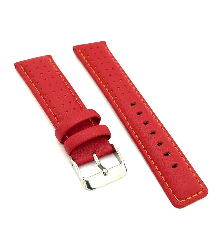 Bracelets de montre compatibles Samsung Galaxy Watch 46mm - Watch 3 45mm  en cuir. Réf. 367/22mm