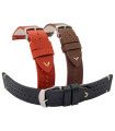 Leather watch strap compatible Samsung Galaxy Watch 46mm - Watch 3 45mm. Model 435/22mm