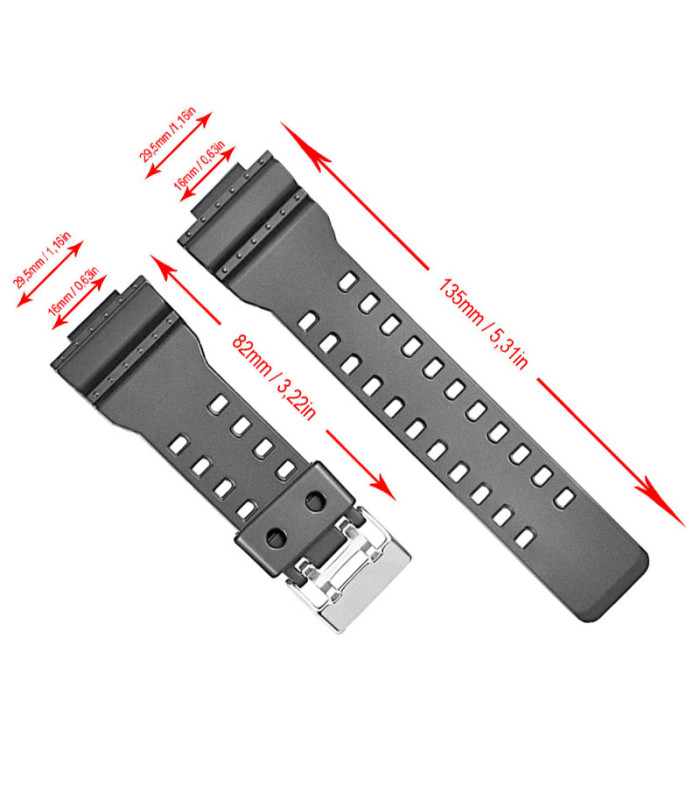 Cinturino compatibile con Casio G-Shock GA-100 GA-110 GA-120 GA-200