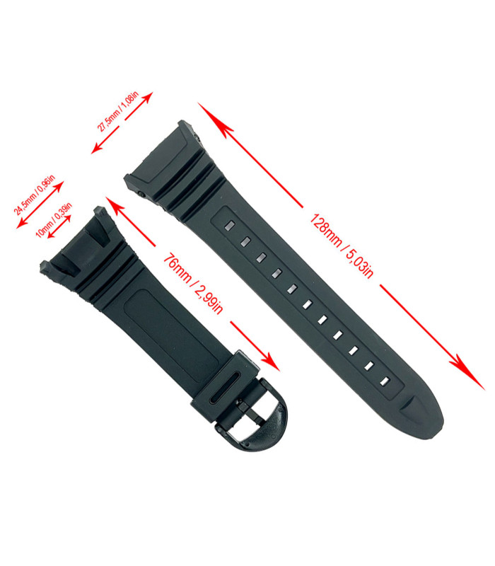 Bracelet montre compatible Casio W-96H Ref 577EA1 - 10076822