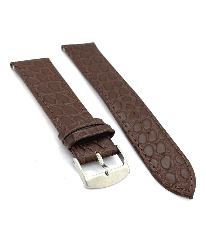 Correas de reloj de piel grabado cocodrilo 12mm 14mm 16mm 18mm 20mm 22mm. Diloy Ref. P209 o 209