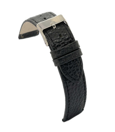 Flat bison leather watch strap – Diloy P178