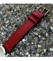Uhrenarmband Leder Bisonprägung flach Diloy P178