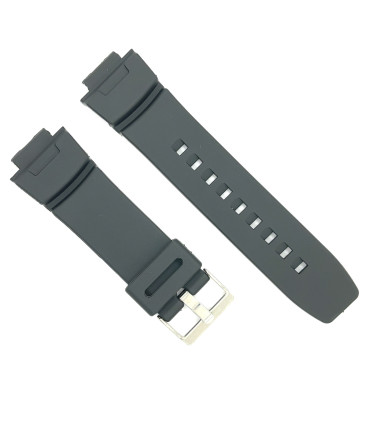 Pulseira borracha Diloy compatível com Casio DW-9051, DW-9052, G-2200, G-2210, DW004C, DW9000C, DW9050C W2232