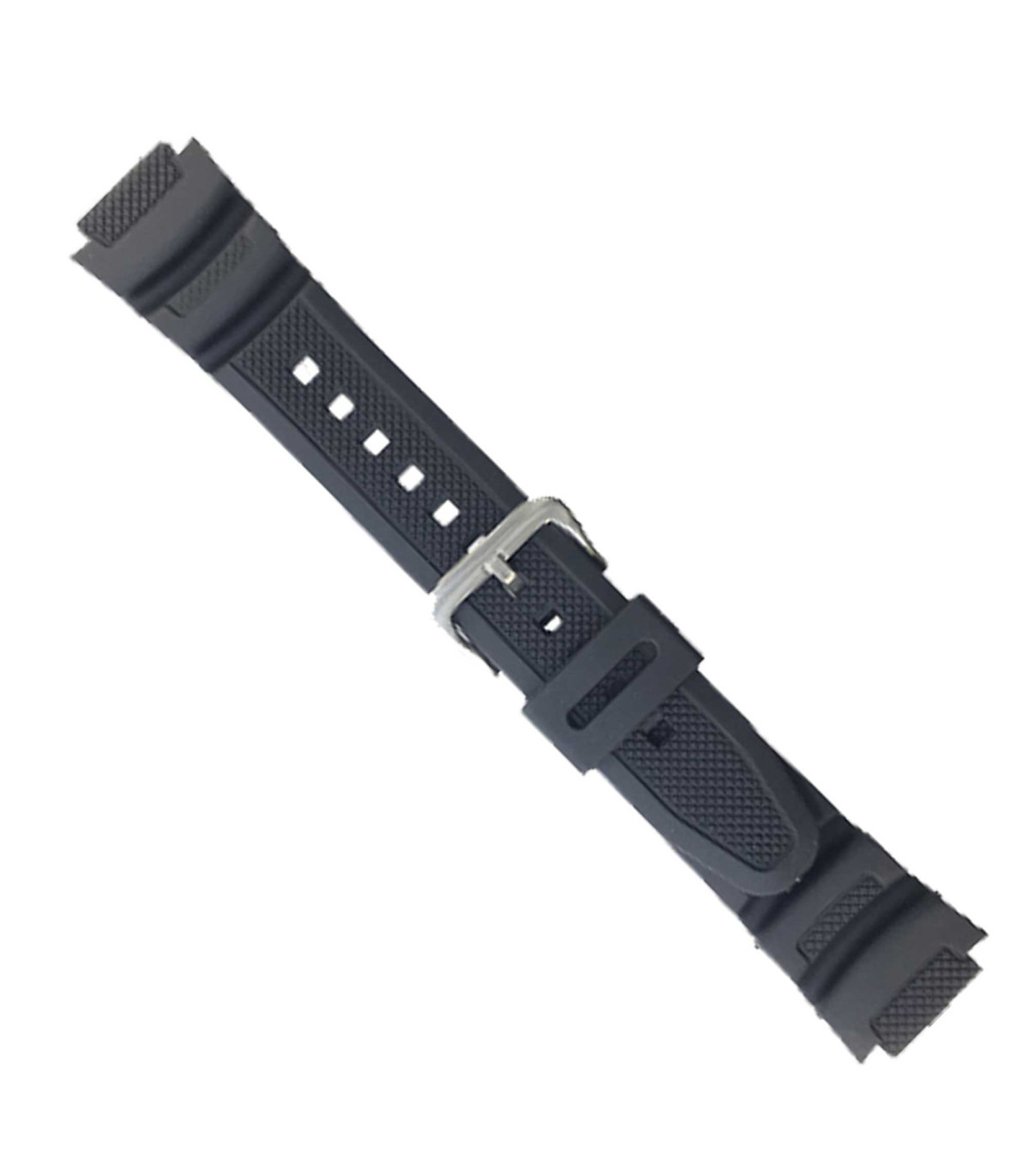 Bracelet De Rechange Résine Pour Montre Casio - Compatible W218H, AE1200WH, W800H - 18mm - Étanche