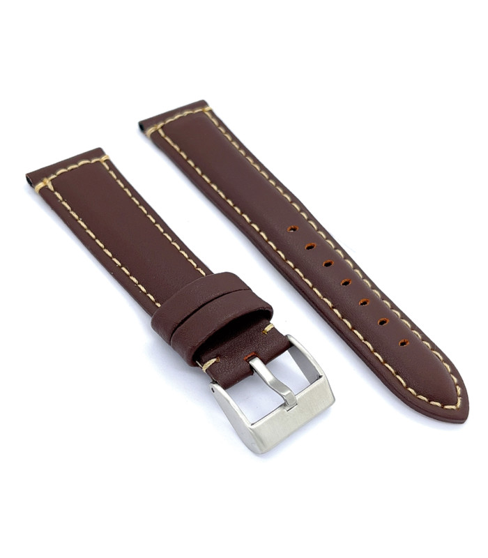 Pulseira compatível com relógio Huawei GT GT2 GT3 de 42 mm couro. Ref. P354 20mm