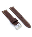 Huawei Strap P354 – Leather with white stitch – 20mm/22mm