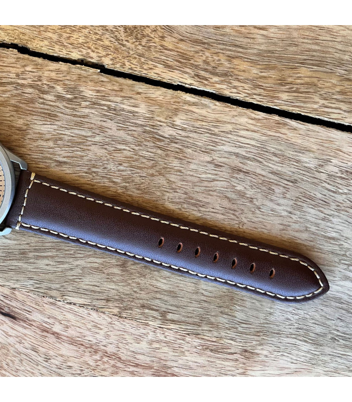 Pulseira compatível com relógio Huawei GT GT2 GT3 de 42 mm couro. Ref. P354 20mm