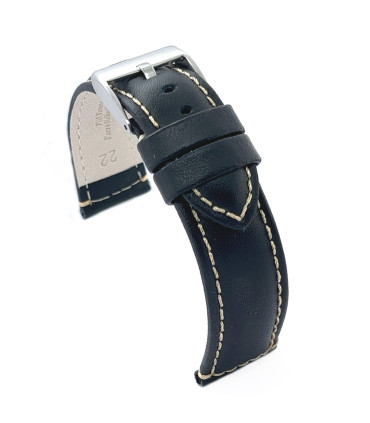 Lederarmband kompatibel mit Garmin Venu, Vivoactive, Vivomove, Forerunner 55, Forerunner 245 (music). Modell P354/20mm