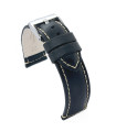Leather watch strap compatible Oppo Watch 4 Pro. Model P354/22mm
