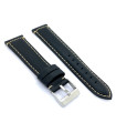 Leather watch strap compatible Oppo Watch 4 Pro. Model P354/22mm