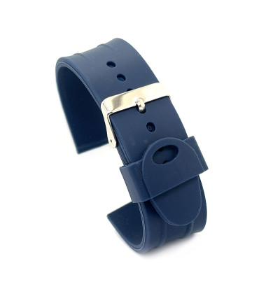 Correa para reloj silicona 26mm 28mm 30mm colores azul y blanco Ref BR01