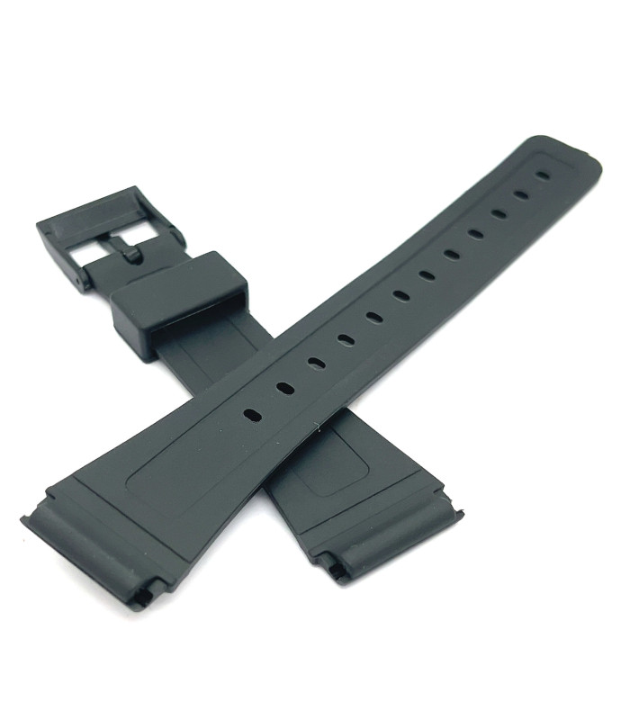 Pasek do zegarka kompatybilny z Casio DB-30 W-50U AQ-45 AB-10 AB-20 AQ-49 DB-53 DB-55 DBA-80 FB-52 SW-200 20mm Ref 254H5