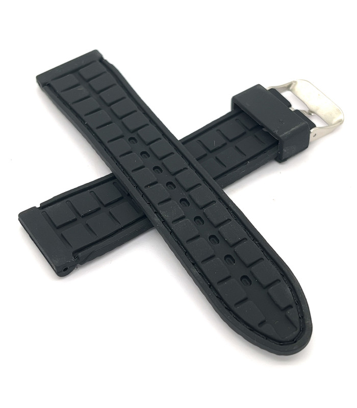 Bracelet en silicone compatible avec la montre Samsung Gear S3 Frontier, S3 Classic  22mm BR22