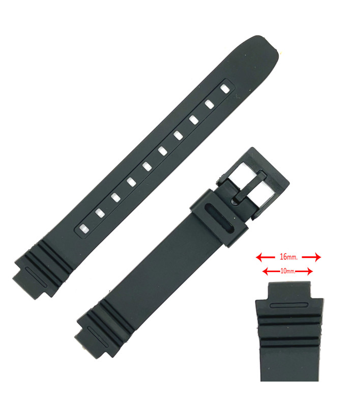 Pasek do zegarka Diloy kompatybilny z Casio LA-20WH 10393847 LA20