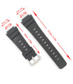 Watch strap Compatible with Casio G-shock GA2100 GA2110 GA-B2100 DW-5000, 5600, G-5600, G5700, GW-M5600 Ref 141F5A