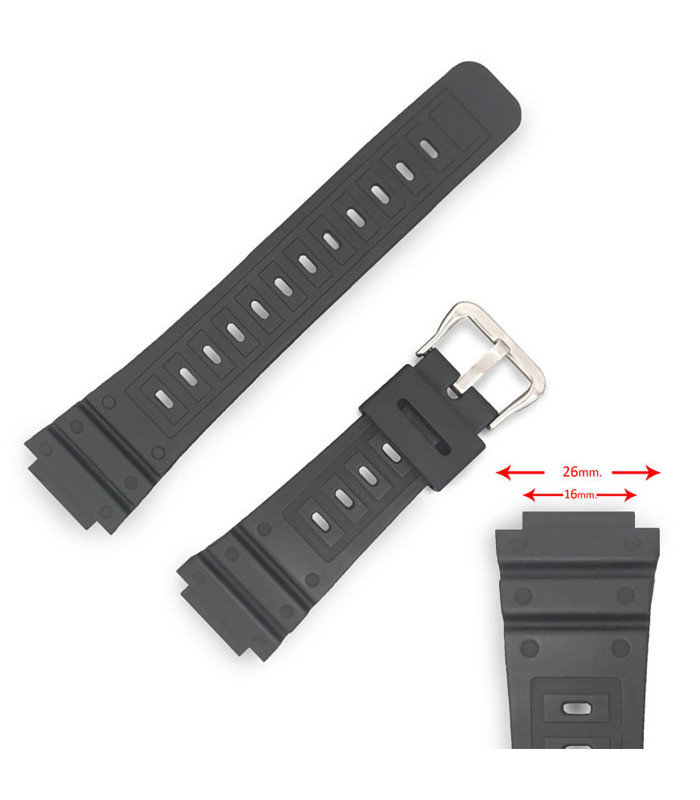 Watch strap Compatible with Casio G-shock GA2100 GA2110 GA-B2100 DW-5000, 5600, G-5600, G5700, GW-M5600 Ref 141F5A