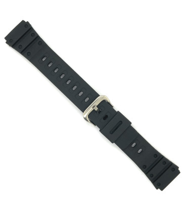 Pulseira de relógio Diloy borracha compatível com Casio G-shock DBW320, MD501, TGW100, WL10 Ref 127F1A 20mm