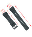 Watch band Compatible with Casio G-shock DBW320, MD501, TGW100, WL10 Ref 127F1 20mm