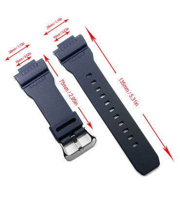 Pasek do zegarka kompatybilny Casio G-7900 Ref W1332 - 10330771