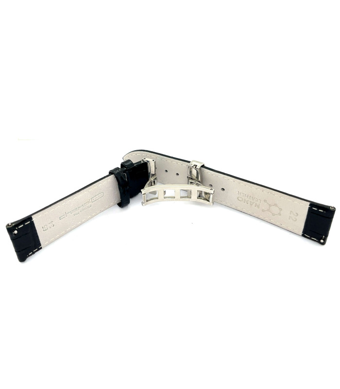 Pulseiras de relógio gravadas em crocodilo. Ref 336 20mm. 22mm.