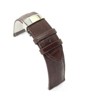 Crocodile Engraved Watch Straps. Ref 336 20mm. 22mm.