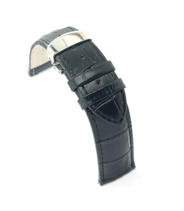 Uhrenarmbänder mit Krokodil-Gravur. Ref 336 20mm. 22mm.