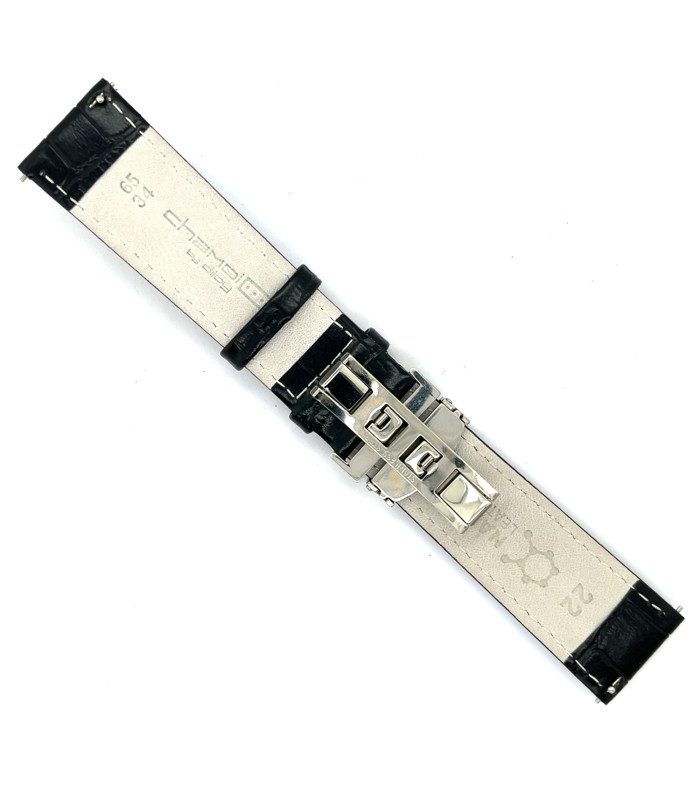 Uhrenarmbänder mit Krokodil-Gravur. Ref 336 20mm. 22mm.