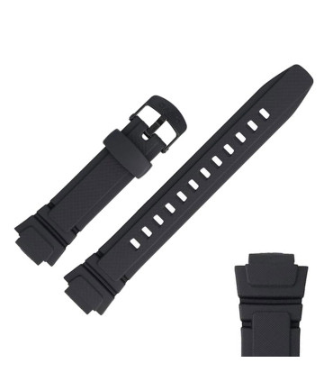Pulseira de Relógio borracha compatível com Casio W-213 AQ-180W 14mm Ref CR0AQ180 - 10212268