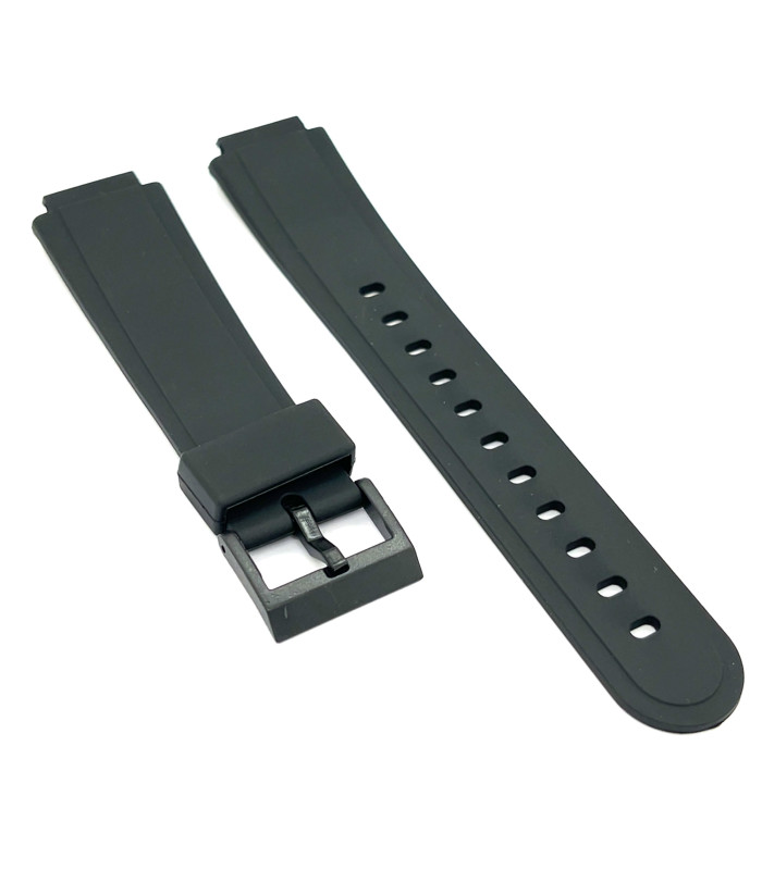 Pulseira borracha Diloy compatível com Casio AW-30, AW-33, AW-34, AW-35, AW-43, AW-51 Ref 280P4