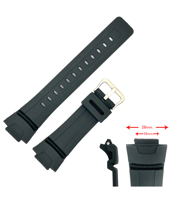 Pulseira borracha Ref 523FY1