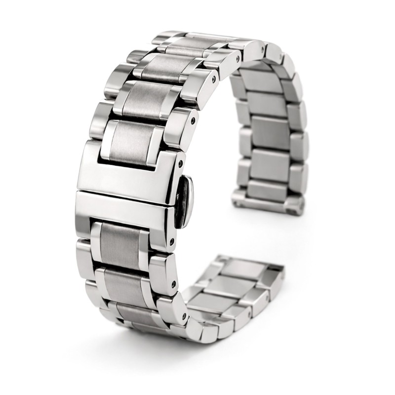Cinturino orologio acciaio Ref SOLID01