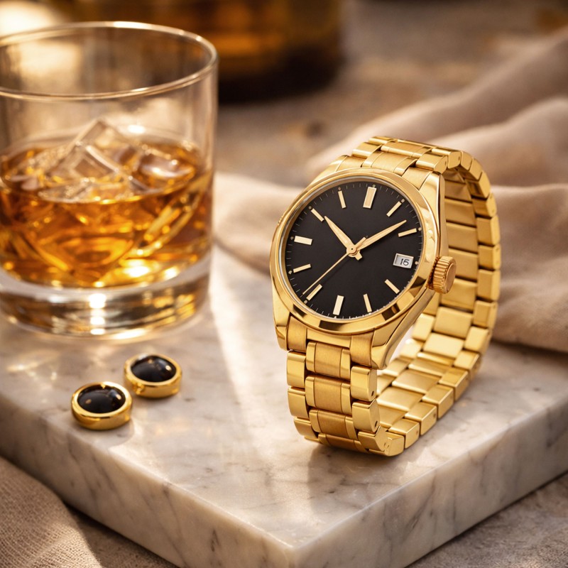 Cinturino orologio acciaio Ref SOLID01