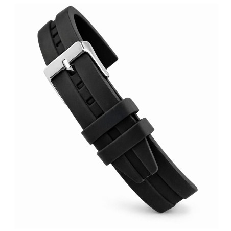 Pulseira relógio silicone BR03 esportiva fivela aço 20mm 22mm 24mm