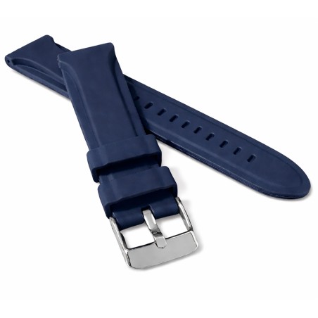 Correa de reloj de silicona BR11 – Hebilla acero inoxidable – 20mm 22mm 24mm